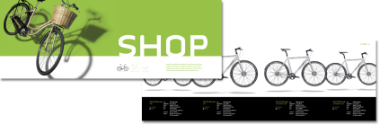 brochure, tryksager, cykelbrochure, vn cykler, raleigh cykler, design, graphic design, grafisk design, dan boje, dan boje design